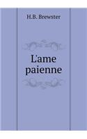 L'ame paienne: (French)
