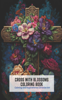 Cross with Blossoms Coloring Book