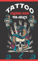 Tattoo coloring book for adults