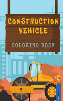 Construction Vehicles Coloring Book