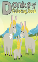 Donkey Coloring Book