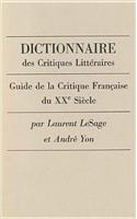 Dictionnaire des Critiques Litteraires