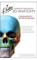 Netter 3D Anatomy (Retail Access Card): 1-yr Online Individual Access to www.Netter3Danatomy.com