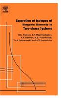 Separation of Isotopes of Biogenic Elements in Two-Phase Systems