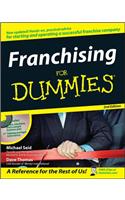 Franchising for Dummies [With CDROM]
