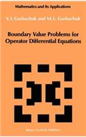 Boundary Value Problems for Operator Differential Equations
