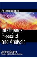 An Introduction to Intelligence Research and Analysis