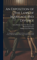 Exposition of the Laws of Marriage and Divorce