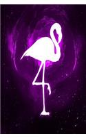 Flamingo Notizbuch: Notizbuch mit Flamingo, Größe ca A5 mit 120 linierten Seiten