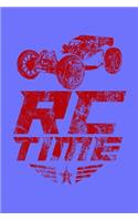 RC Time: Versatile Journal with RC Cars and Trucks theme on the cover.