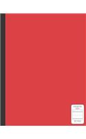 Handwriting Paper: 150 Page Single Subject Full Size Notebook