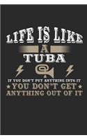 Life Is Like a Tuba If You Don't Put Anything Into It You Don't Get Anything Out Of It