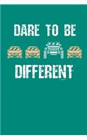 Dare to be Different: Jeep Blank Line Green Notebook / Journal Gift (6 x 9 - 120 pages)