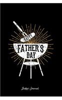Daddys Journal: Dot Grid Gift Idea - BBQ Grill Daddy Grilling Gift Funny Father Day Journal - black Dotted Diary, Planner, Gratitude, Writing, Travel, Goal, Bullet 