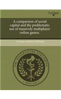 A Comparison of Social Capital and the Problematic Use of Massively Multiplayer Online Games