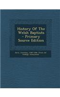 History of the Welsh Baptists