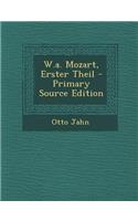 W.A. Mozart, Erster Theil