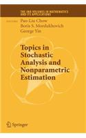 Topics in Stochastic Analysis and Nonparametric Estimation