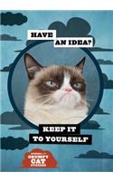 Grumpy Cat Flexi Journal with Stickers: (Grumpy Cat)
