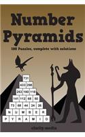Number Pyramids: 100 addition pyramids, complete with solutions