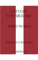Latvian Vocabulary