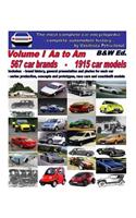 The Most Complete Car Encyclopedia- Volume I - AA to Am - Black&white Edition