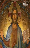 Notebook Kingdom: Jesus Journal/Diary, Blank Paper, 100 Pages, 5x8, Composition Book, Holy Jesus