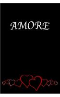 Amore taccuino: Libretto d'appunti - Blocco - Notes - Quaderno - Agendina - Amore - San Valentino 120 pagine allineati - 6x9 inches