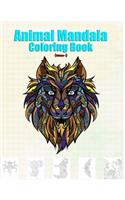 Animal Mandala Coloring Book