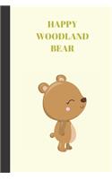 happy woodland bear