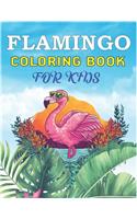 Flamingo Coloring Book for Kids: Easy and Fun with Coloring Page for Toddlers Kids Ages 2-4, 4-8, Perfect gift for Girls