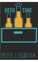 Beer Time (Beer Logbook): Beer taste logbook for beer lovers - Beer Notebook - Craft Beer Lovers Gifts