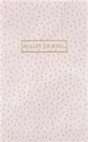 Bullet Journal: Classic Executive Dotted Grid Notebook - Cream Ostrich Skin Leather Style, Softcover - 5 x 8 - 100 pages - Executive Style