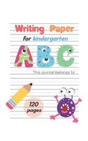 Writing Paper For Kindergarten