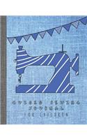 Guided sewing journal for children