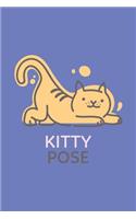 Kitty Pose - Yoga Cute Cat Notebook