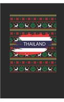 Ugly Christmas - Thailand: Dotted Bullet Journal (6 X 9 -120 Pages) - Ugly Christmas Gift and Holiday Planner For Women, Men, Teens And Kids