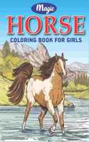 Magic Horse Coloring Book For girls