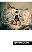 Password book: Cool Cat Internet Address & Password Logbook To Protect Usernames and Passwords: Modern Password Keeper, Vault, Notebook and Online Organizer (passw