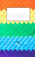 Rainbow Dot Grid Book - Colour Is Life: Dot Grid Book
