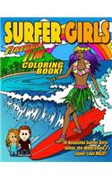 Fireball Tim SURFER GIRLS Coloring Book