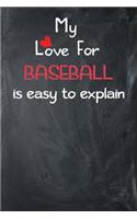 My Love for Baseball Is Easy to Explain