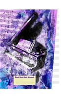 Blank Sheet Music Notebook