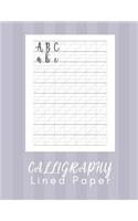 Calligraphy Lined Paper