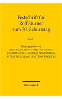 Festschrift Fur Rolf Sturner Zum 70. Geburtstag