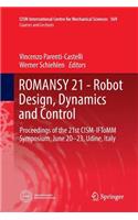Romansy 21 - Robot Design, Dynamics and Control