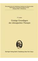 Geistige Grundlagen Der Chirurgischen Therapie