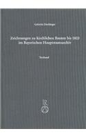 Zeichnungen Zu Kirchlichen Bauten Bis 1803 Im Bayerischen Hauptstaatsarchiv