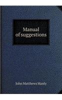Manual of suggestions: (English)