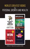 Worldâ€™s Greatest Books For Personal Growth & Wealth (Set of 4 Books)